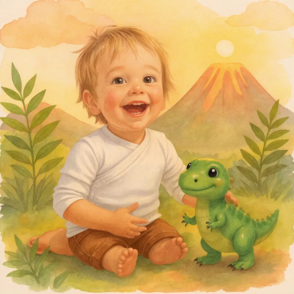 Léo dans une aventure préhistorique